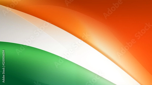 Obraz Indian flag color abstract background