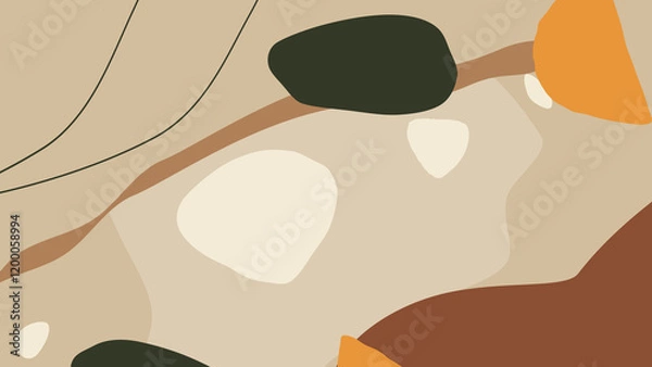 Obraz Pastel Hand Drawn Backgrounds