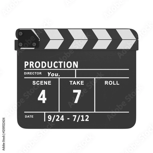 Obraz Clapboard - Close