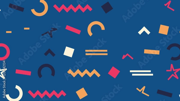 Fototapeta Flat Design Geometric Background