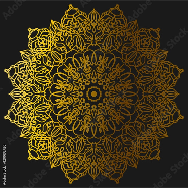 Fototapeta ornamental round ornament