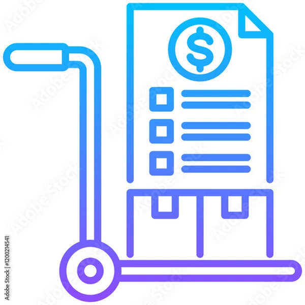Fototapeta Purchase Order Icon