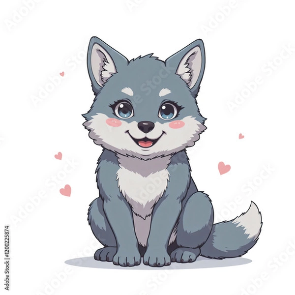 Obraz Cute wolf