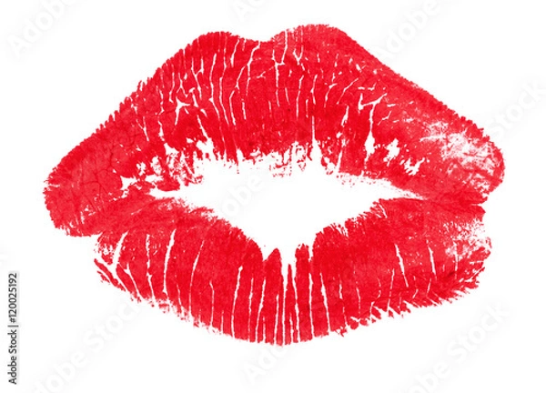 Fototapeta Lipstick mark