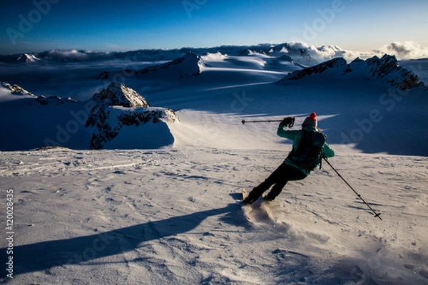 Obraz Freeride descent