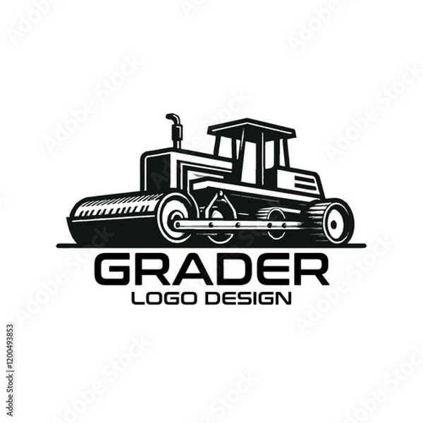 Fototapeta Grader Vector Logo Design