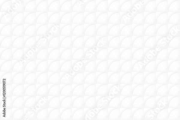 Obraz Abstract white geometric background. Vector illustration.