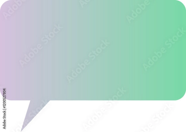 Obraz Gradient blue green text box