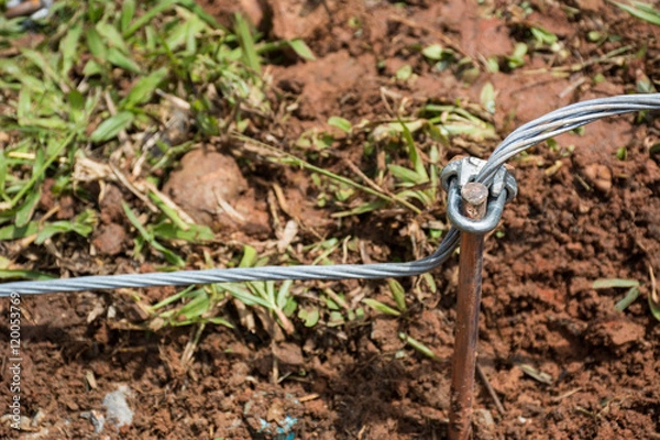 Obraz ground rod substation