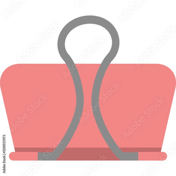 Obraz Cute paper clip vector