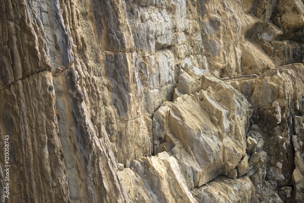 Fototapeta una parete di roccia