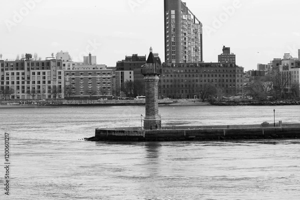 Obraz Lighthouse on Randalls Island