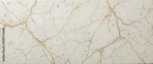 Fototapeta Elegant marble surface with golden veining and a polished finish.