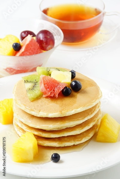 Fototapeta フルーツパンケーキ
