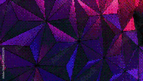 Obraz Pixel abstract mosaic texture bitmap raster texture background