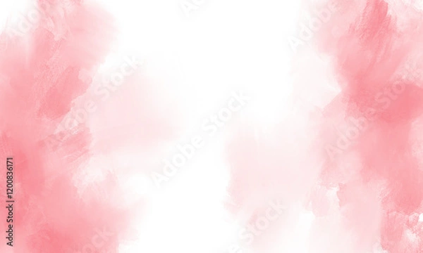 Fototapeta pink watercolor texture background pink watercolor texture background Space for letters or various messages.