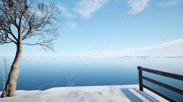 Obraz Serene Winter Seascape