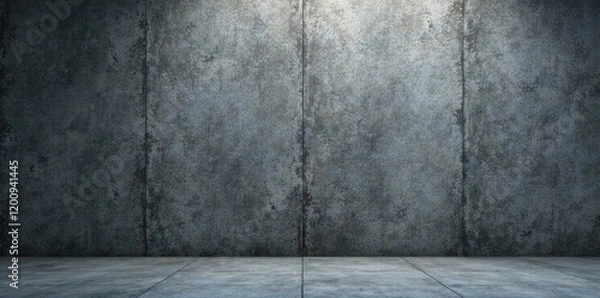 Fototapeta Deep grey concrete with coarse aggregate visible Textured backdrop , industrial background, pattern