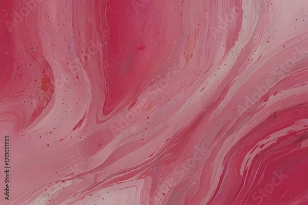 Fototapeta Pink paint on a canvas Generative AI