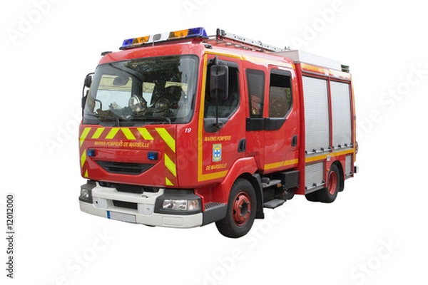 Fototapeta camion de pompier