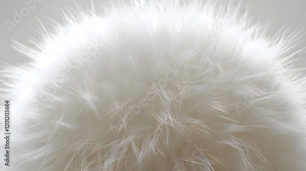Fototapeta Closeup Of 3d Fluffy Textured Ball


