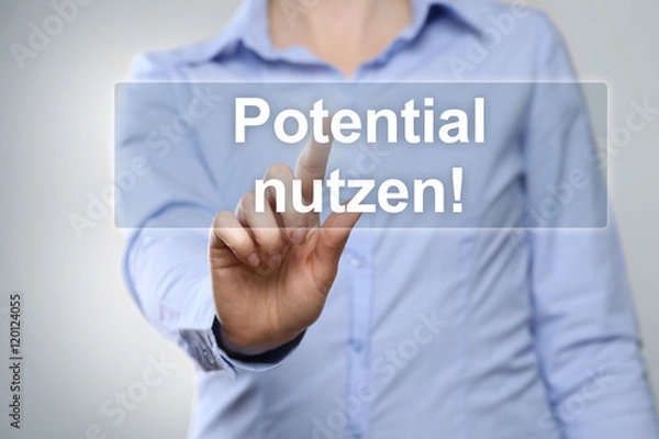 Fototapeta Potential nutzen!