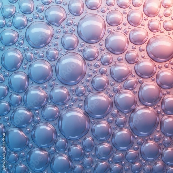 Fototapeta Soap Bubble Pattern Design Element