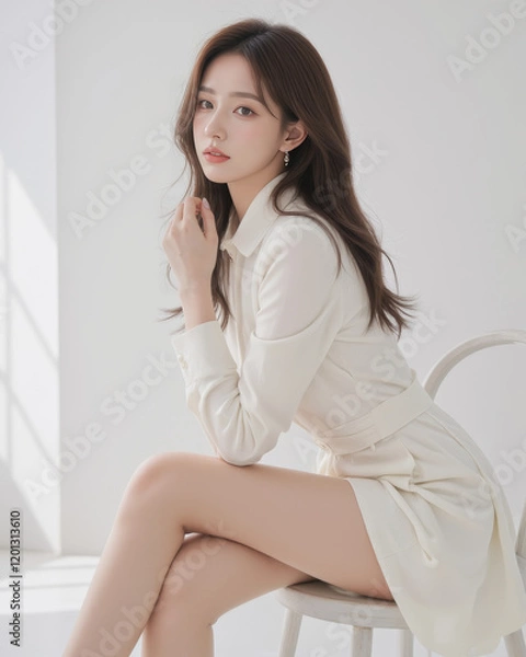 Obraz ai korean female model