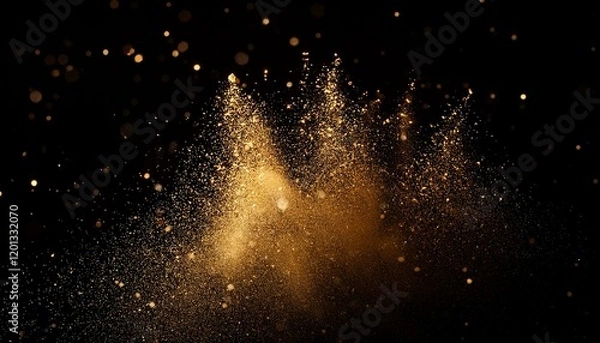 Fototapeta 魔法の粉、キラキラの壁紙、背景素材