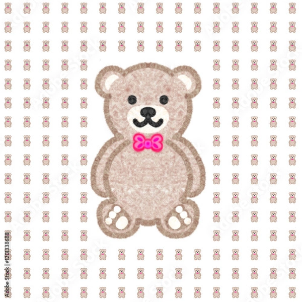 Obraz teddy bear with heart