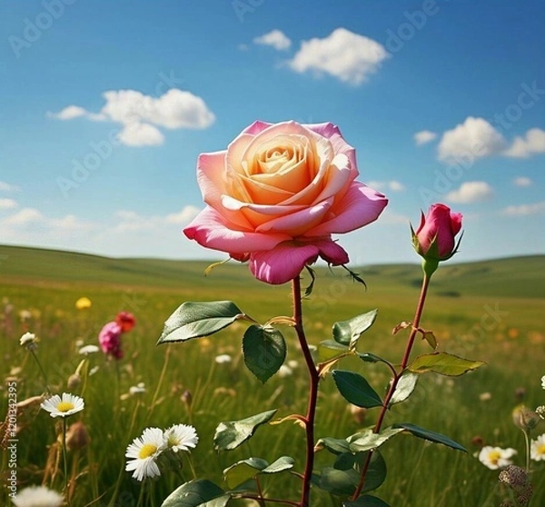 Fototapeta pink rose