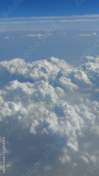 Fototapeta blue sky with clouds