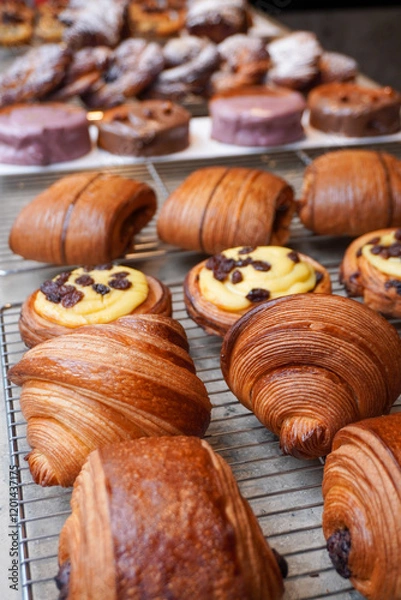 Obraz croissant on the table