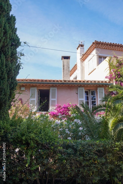 Obraz house in the village of island