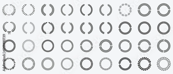 Obraz Laurel Wreth icon sets