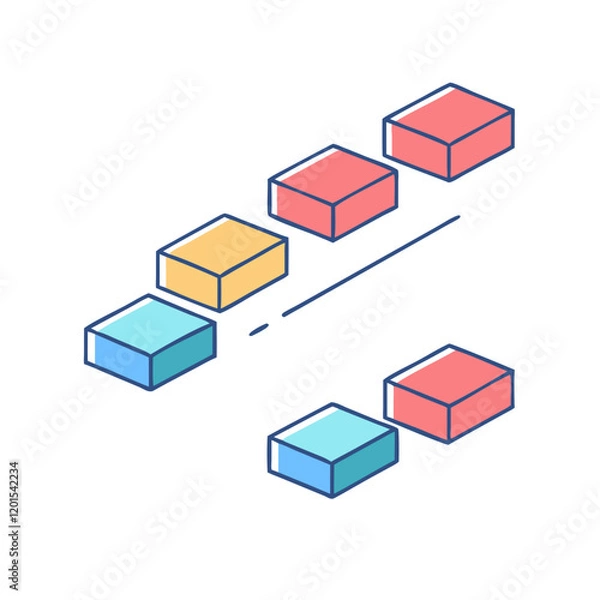 Fototapeta diving blocks icon, diving blocks vector illustration-simple illustration of diving blocks, perfect for diving blocks logos and themed design 