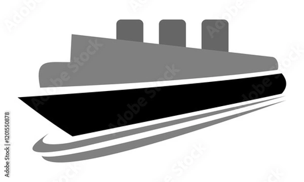 Fototapeta simple cruise vector design