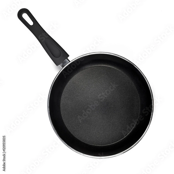Fototapeta frying pan isolated on white background