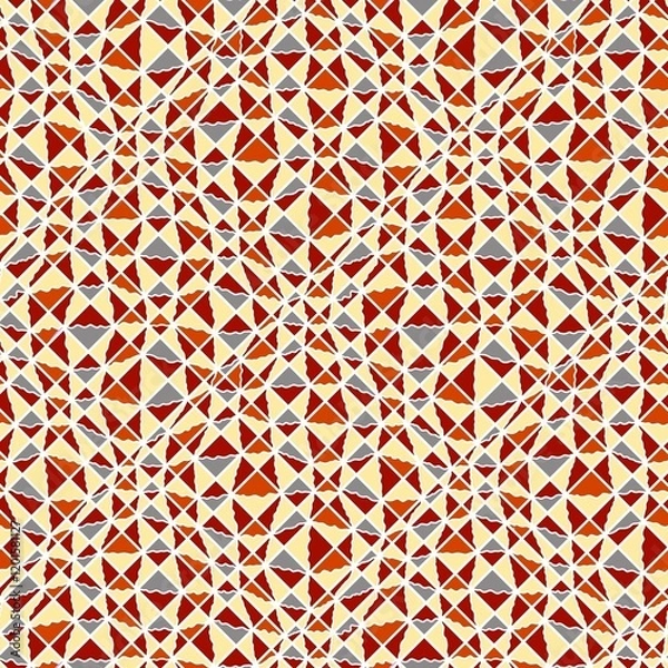 Fototapeta seamless geometric pattern with triangles