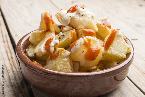 Obraz Patatas bravas typical spanish