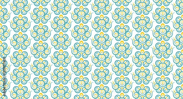 Fototapeta Colorful abstract geometric pattern design