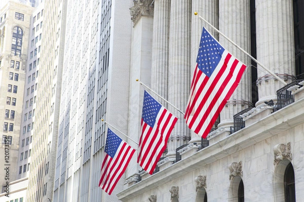 Obraz ウォール街　ニューヨーク