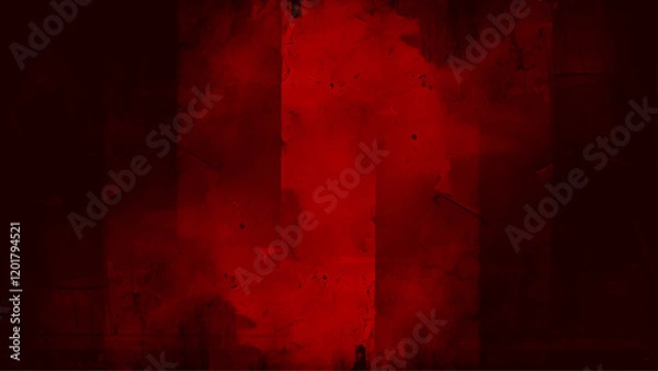 Fototapeta Abstract Rough Red Grunge Texture Design Background. Red grunge background. Black and red grunge texture. Horrible dark background red black