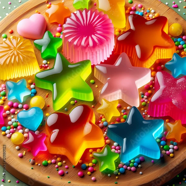 Fototapeta jelly - 41