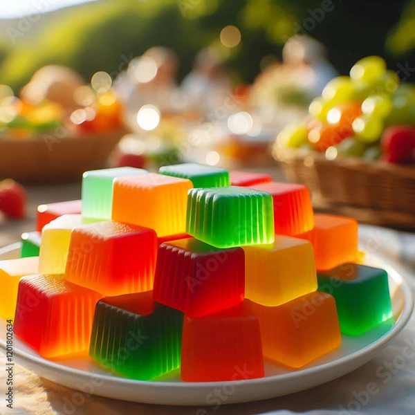 Fototapeta jelly - 54