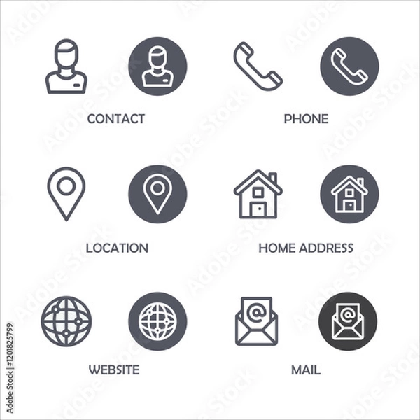 Fototapeta Adobe Illustrator  Vector Icons designs