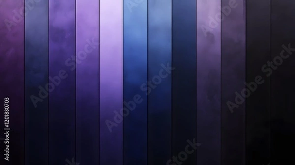 Obraz Abstract Vertical Gradient Background in Purple and Blue Tones
