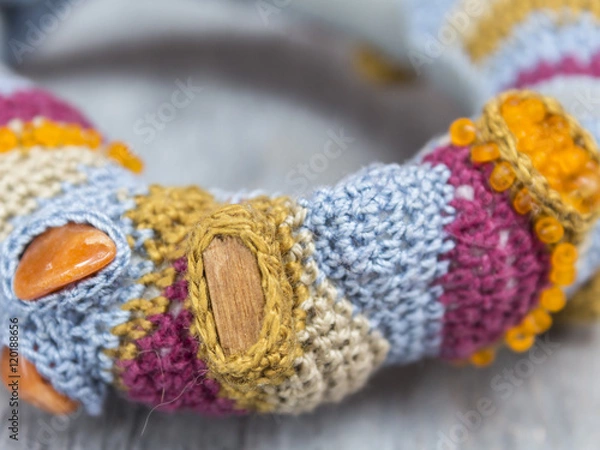 Obraz Handmade crochet bracelet