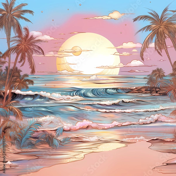 Obraz dreamy background printable