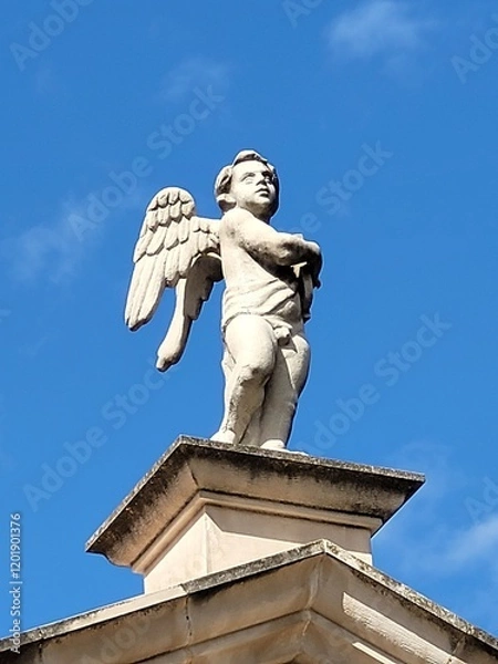 Obraz Enegl-Putte auf Kirche